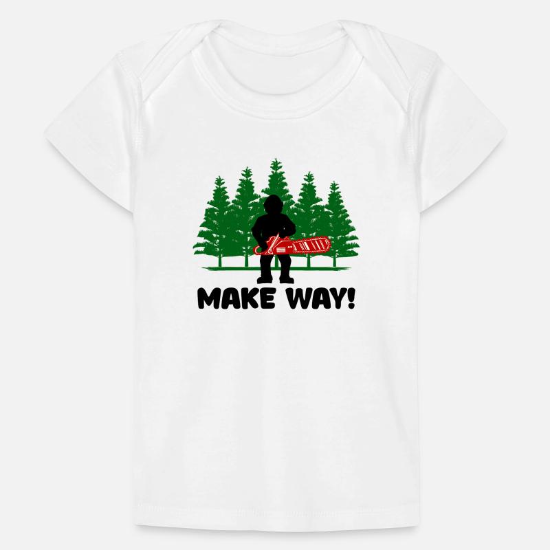 Arbre forêt bois boiseries déclaration bûcheron T-shirt Premium bébé bio