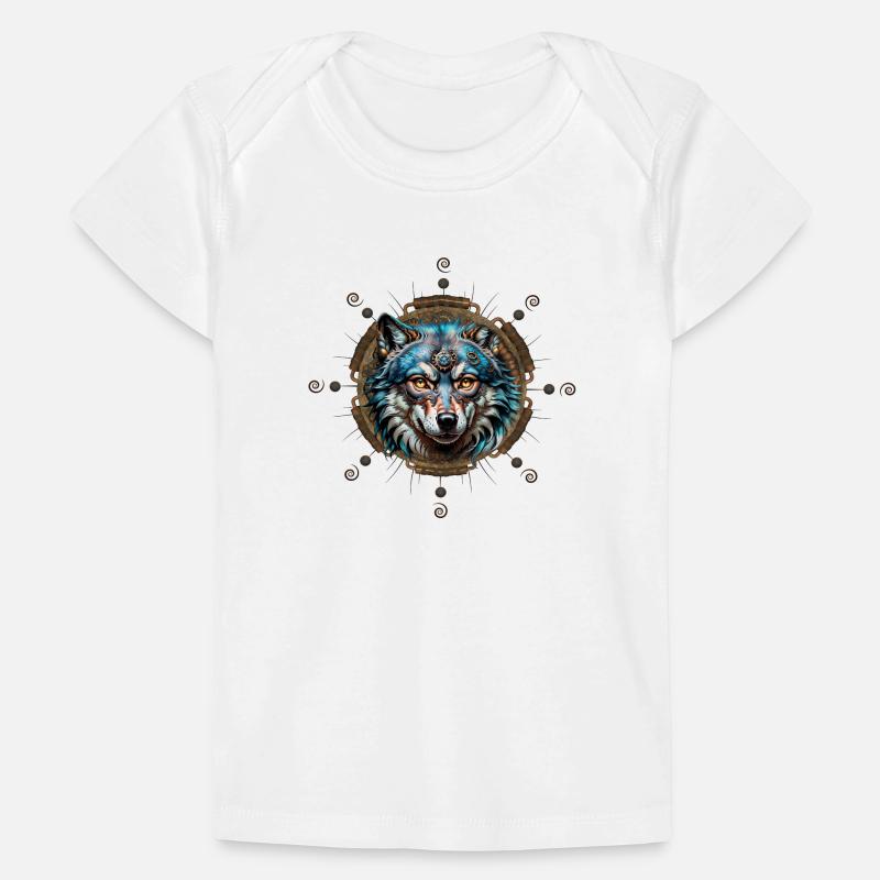 Fantastic steampunk wolf. Baby Premium Organic T-shirt