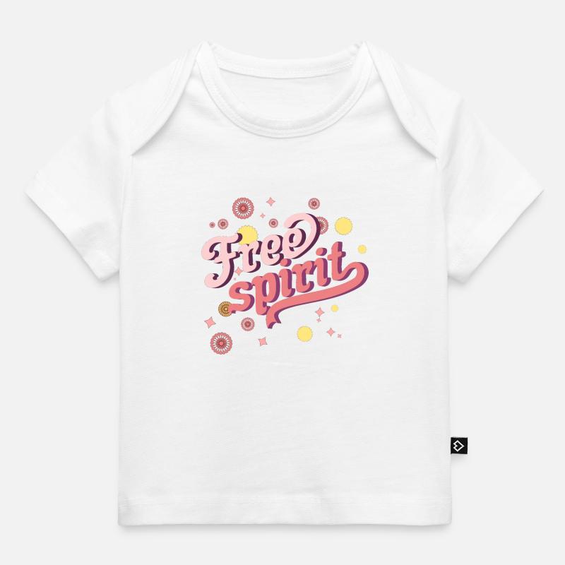 libre, libre, liberté, cool - T-shirt Premium bébé bio - blanc