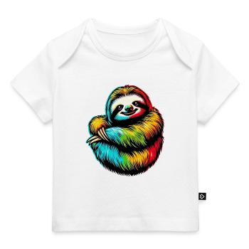 Paresse - T-shirt Premium bébé bio - blanc - Devant
