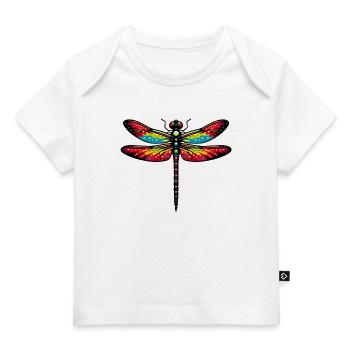 Libelle - Baby Premium Organic T-Shirt - Weiß - Vorne