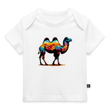 Chameau - T-shirt Premium bébé bio - blanc - Devant