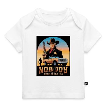 Texas Sheriff - Baby Premium Organic T-Shirt - Weiß - Vorne