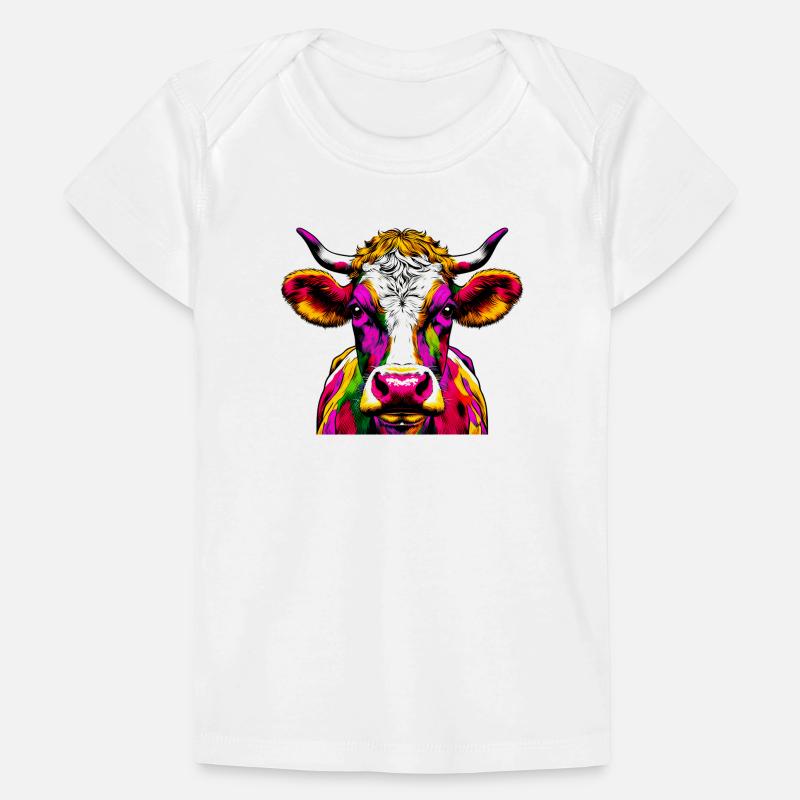 Mucca T-shirt Premium neonato bio