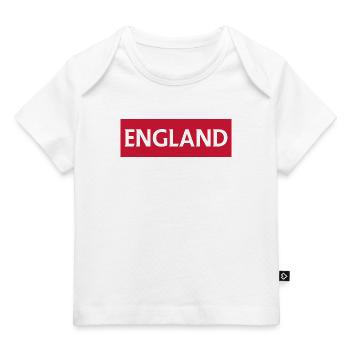Angleterre Halifax Vintage Badge Design - T-shirt Premium bébé bio - blanc - Devant