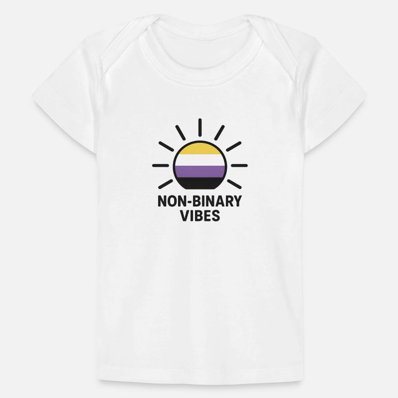 Non-Binary Vibes Sun Logo Baby Premium Organic T-shirt