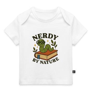Rat de bibliothèque drôle - T-shirt Premium bébé bio - blanc - Devant