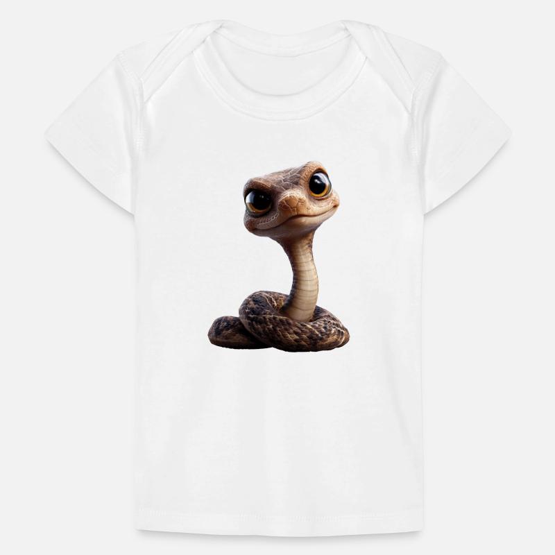 Schlange Python Kobra Klapperschlange Schlangen Baby Premium Organic T-Shirt