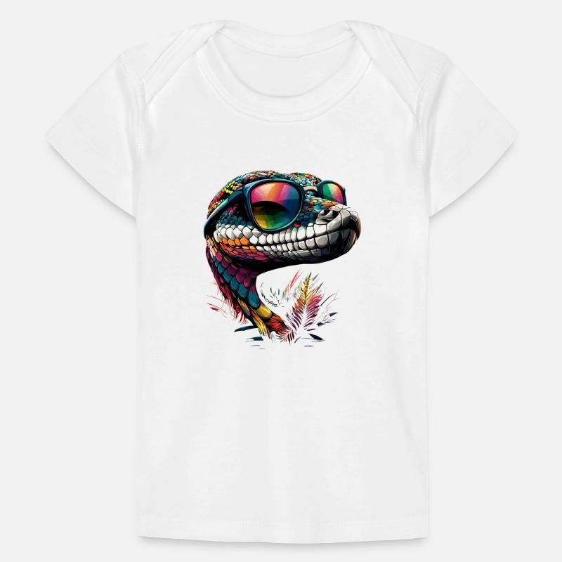 Schlange Python Kobra Klapperschlange Schlangen Baby Premium Organic T-Shirt