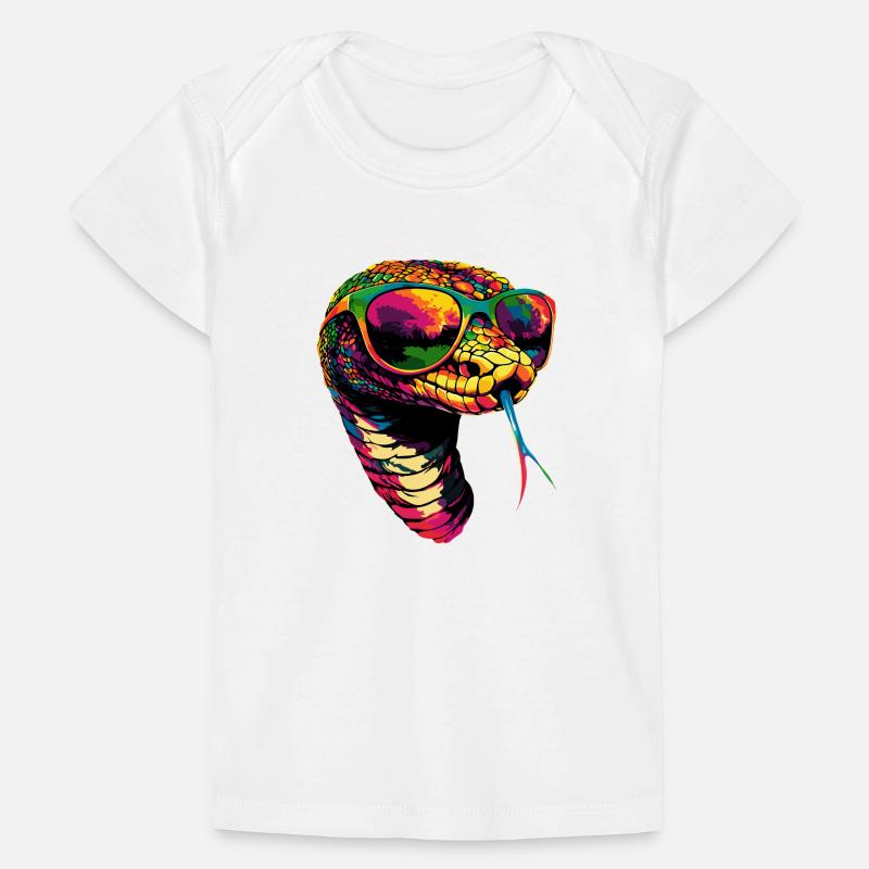 serpent, python, cobra, serpent à sonnettes, serpents T-shirt Premium bébé bio