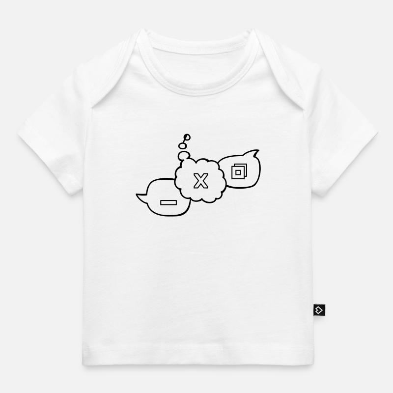 Computer speech bubbles - Baby Premium Organic T-shirt - white