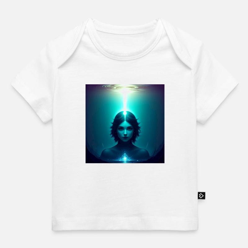 Ätherisches Frontlicht - Baby Premium Organic T-Shirt - Weiß