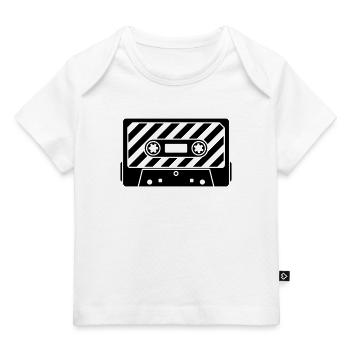 Cassette Retro Mixtape – Music Cult Motif - Baby Premium Organic T-shirt - white - Front