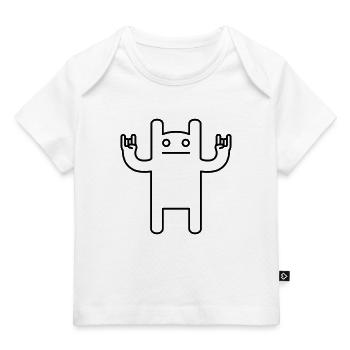 Monster Rock – Festival Comic Kawaii - Baby Premium Organic T-Shirt - Weiß - Vorne