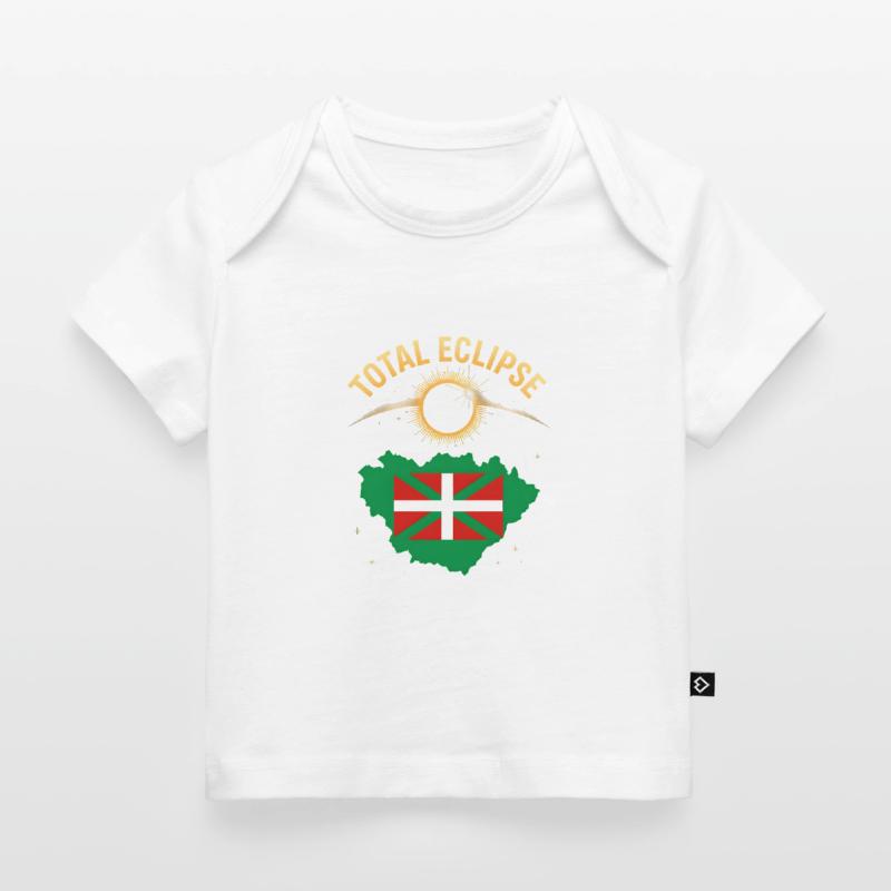 Total Solar Eclipse Bilbao 2026 Baby Premium Organic T-shirt