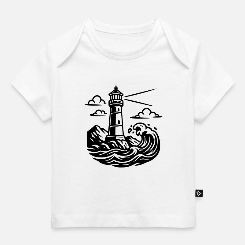 phare - T-shirt Premium bébé bio - blanc