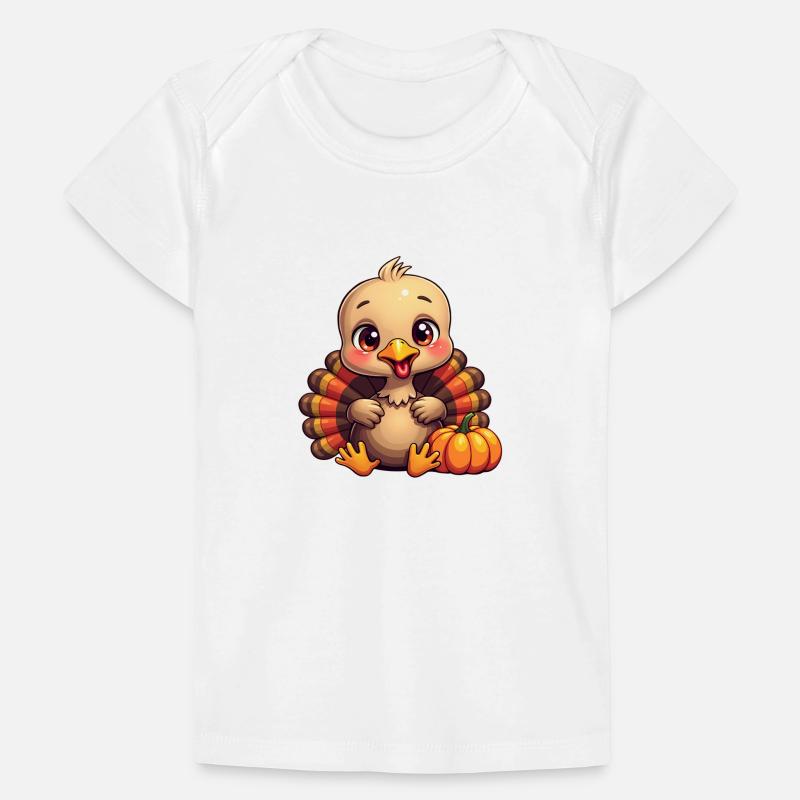Bébé dinde de Thanksgiving T-shirt Premium bébé bio
