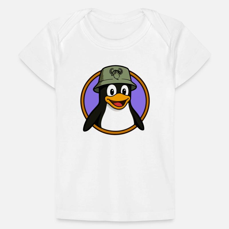 Tux Linux + GNU Hat Baby Premium Organic T-shirt