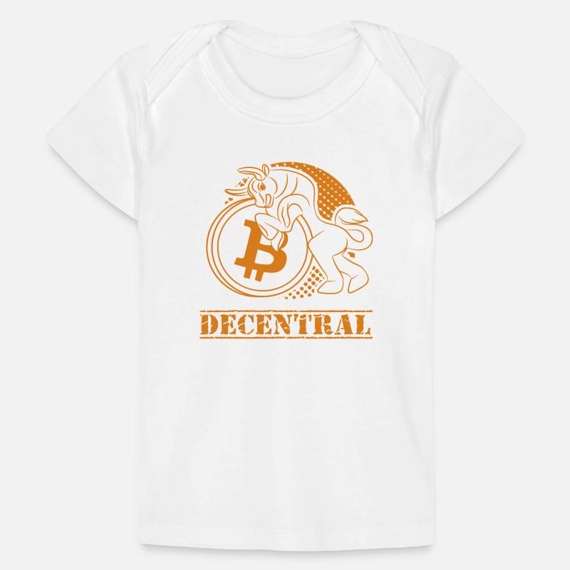 Decentral – Design classique du Bitcoin T-shirt Premium bébé bio