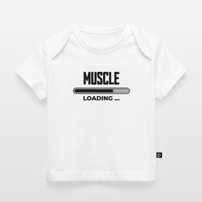 Muskel Loading Fortschritt Baby Premium Organic T-Shirt