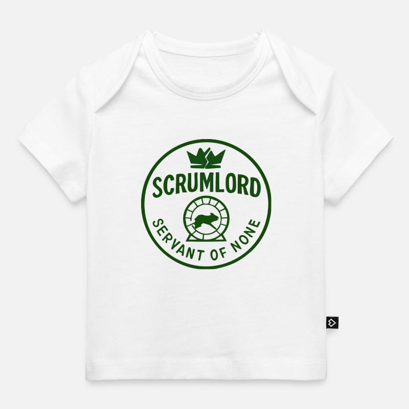 Scrumlord - Souverain sans sbires - T-shirt Premium bébé bio - blanc
