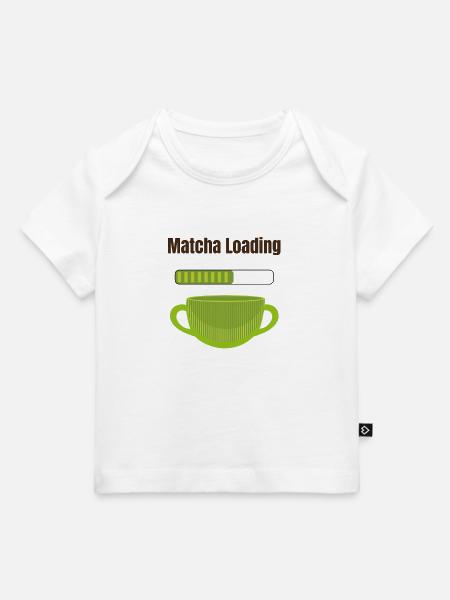 Matcha Loading - Baby Premium Organic T-Shirt - Weiß