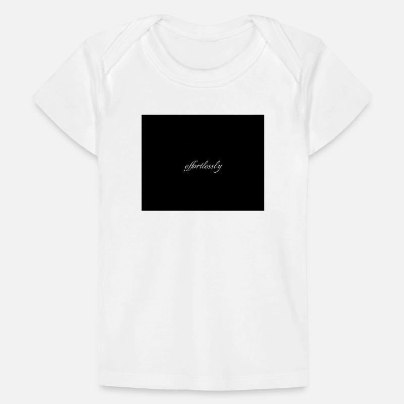 Effortlessly Elegant Script Typografie Baby Premium Organic T-Shirt
