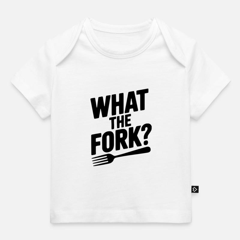 Qu’est-ce que c’est que la fourchette ? - T-shirt Premium bébé bio - blanc