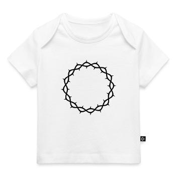 Couronne d’épines - T-shirt Premium bébé bio - blanc - Devant