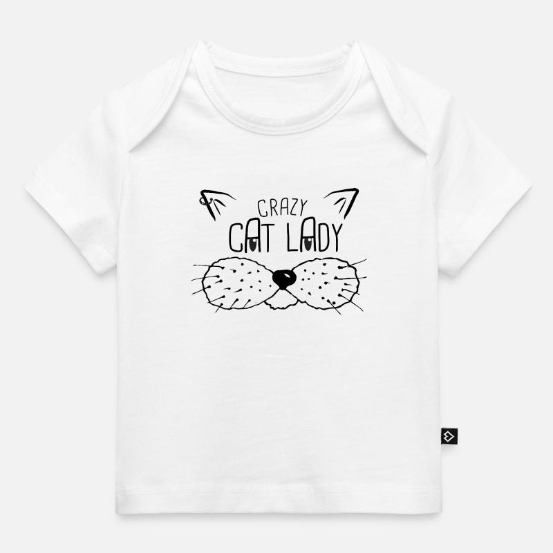 maman chats - T-shirt Premium bébé bio - blanc