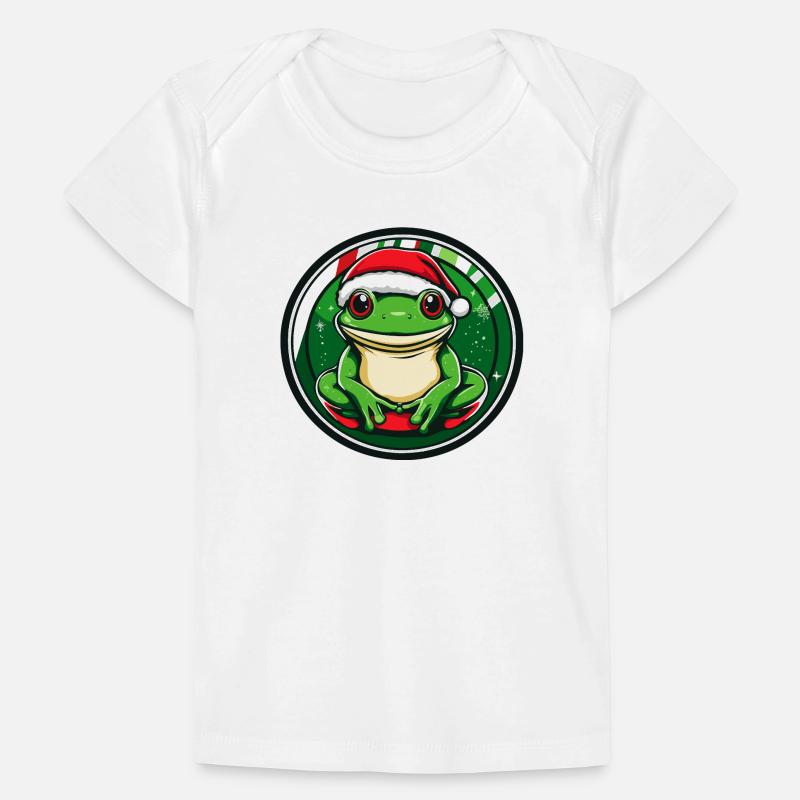 Frog Christmas Comic Baby Premium Organic T-shirt