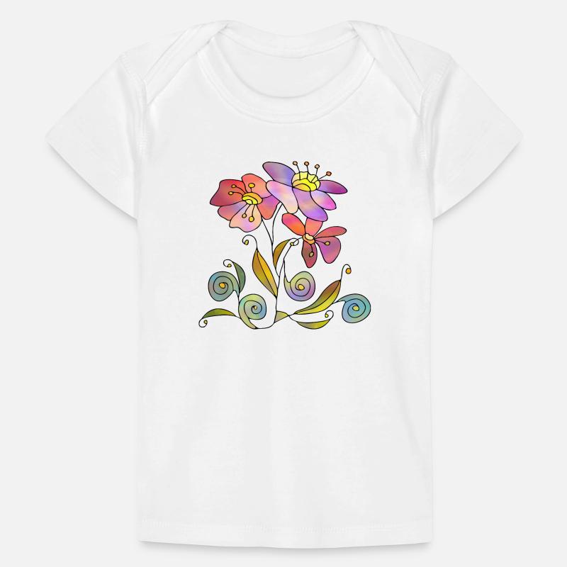 Fleur T-shirt Premium bébé bio