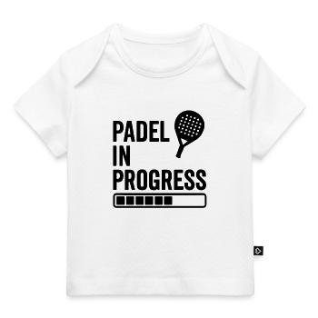 Padel in Progress - Baby Premium Organic T-shirt - white - Front