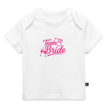 Équipe Mariée Diamant Rose - T-shirt Premium bébé bio - blanc - Devant