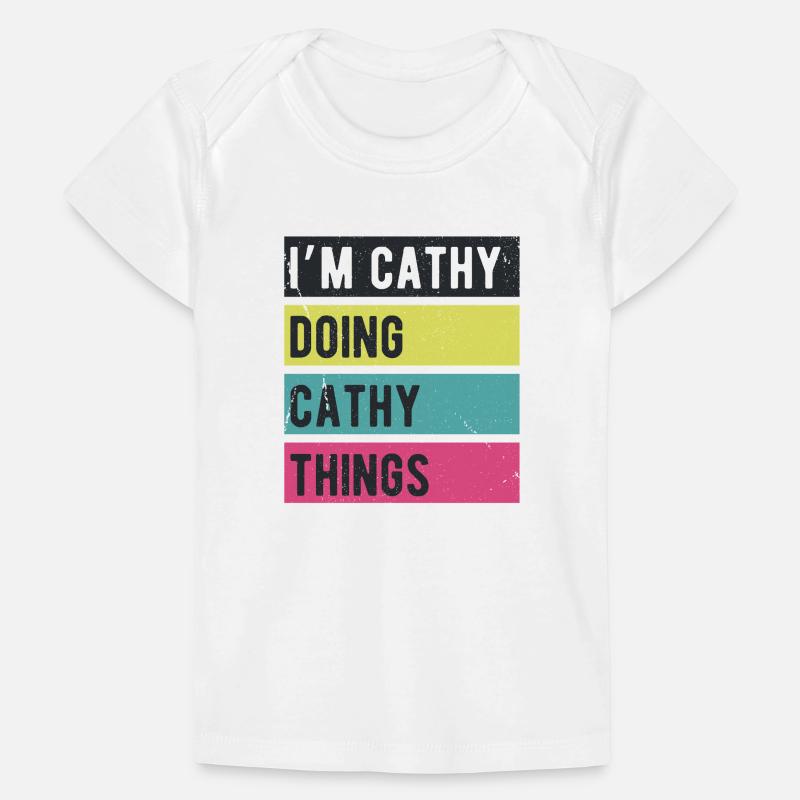 Ich bin Cathy, mache Cathy Things Retro Colors Baby Premium Organic T-Shirt