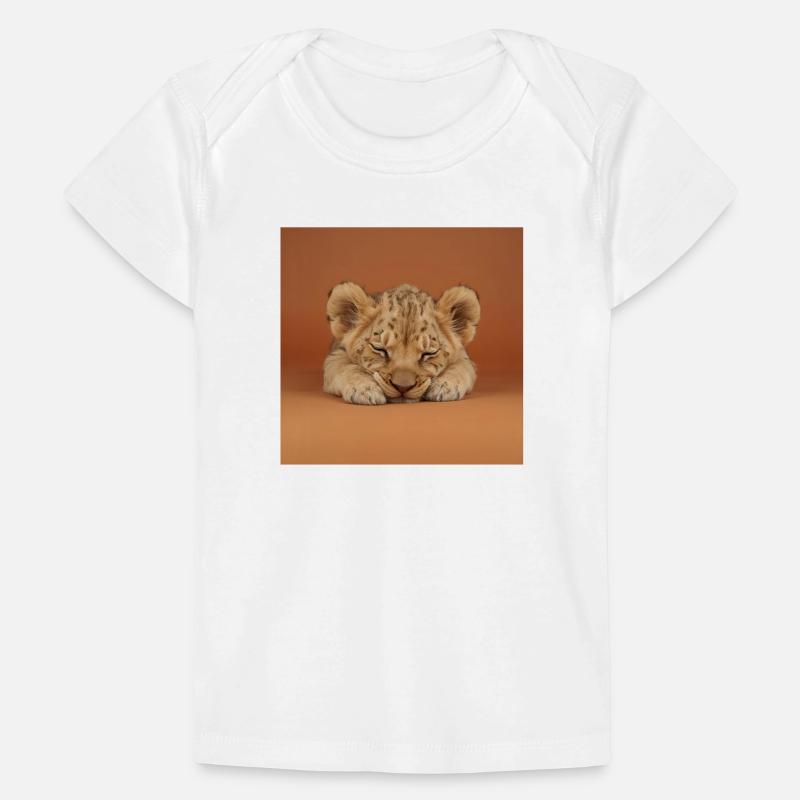 Petit guépard endormi T-shirt Premium bébé bio