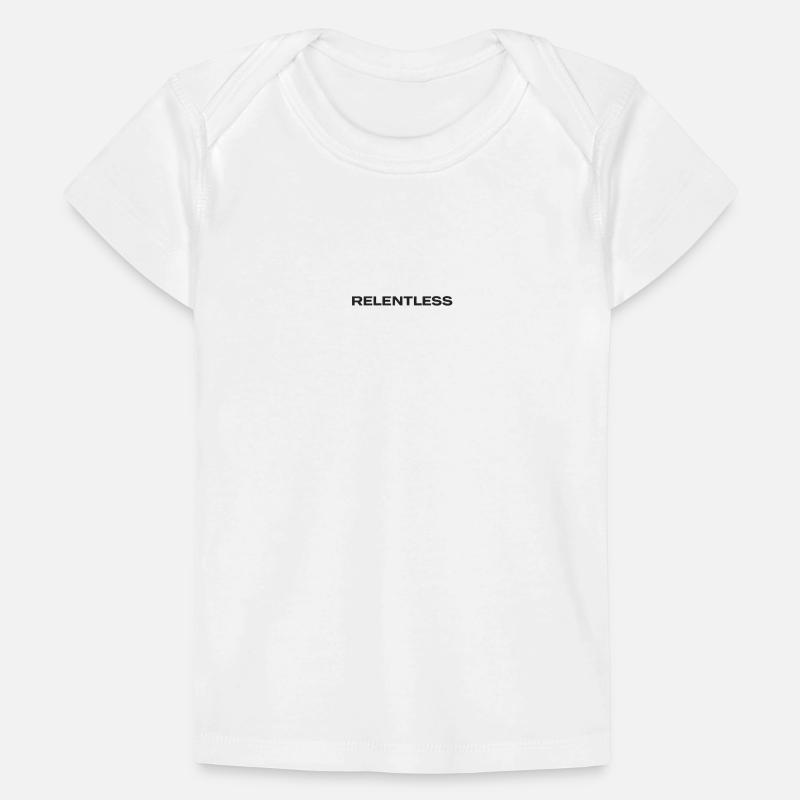 Unermüdliche Typografie Starkes Textdesign Baby Premium Organic T-Shirt
