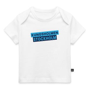 Kungsholmen Stockholmer Typografie - Baby Premium Organic T-Shirt - Weiß - Vorne