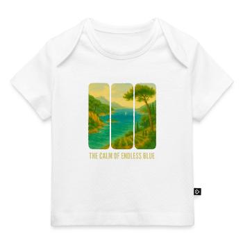 Die Ruhe des blauen Horizonts - Baby Premium Organic T-Shirt - Weiß - Vorne
