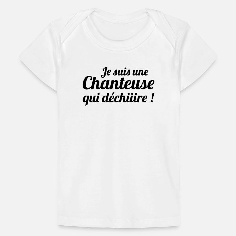 Ich bin ein Sänger, der tränt Baby Premium Organic T-Shirt
