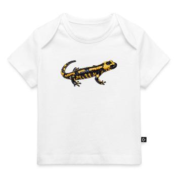 Fire salamander design - Baby Premium Organic T-shirt - white - Front