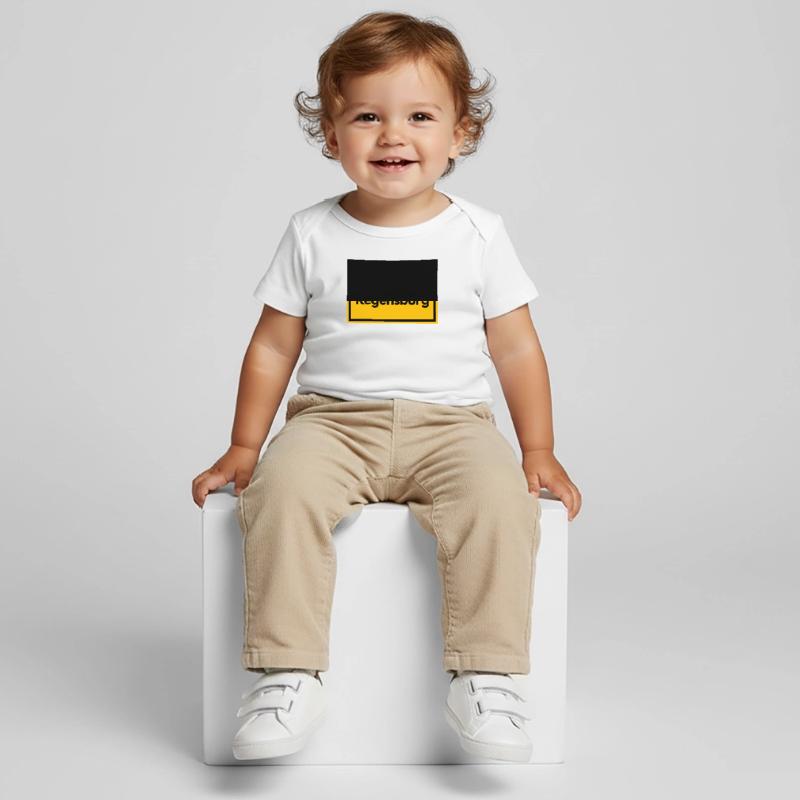 OLD POSTCODE ZIP CODE RETRO 8400 REGENSBURG Baby Premium Organic T-shirt