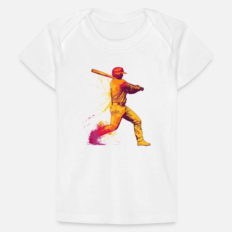 Farbexplosion Baseballschlägerheld Baby Premium Organic T-Shirt