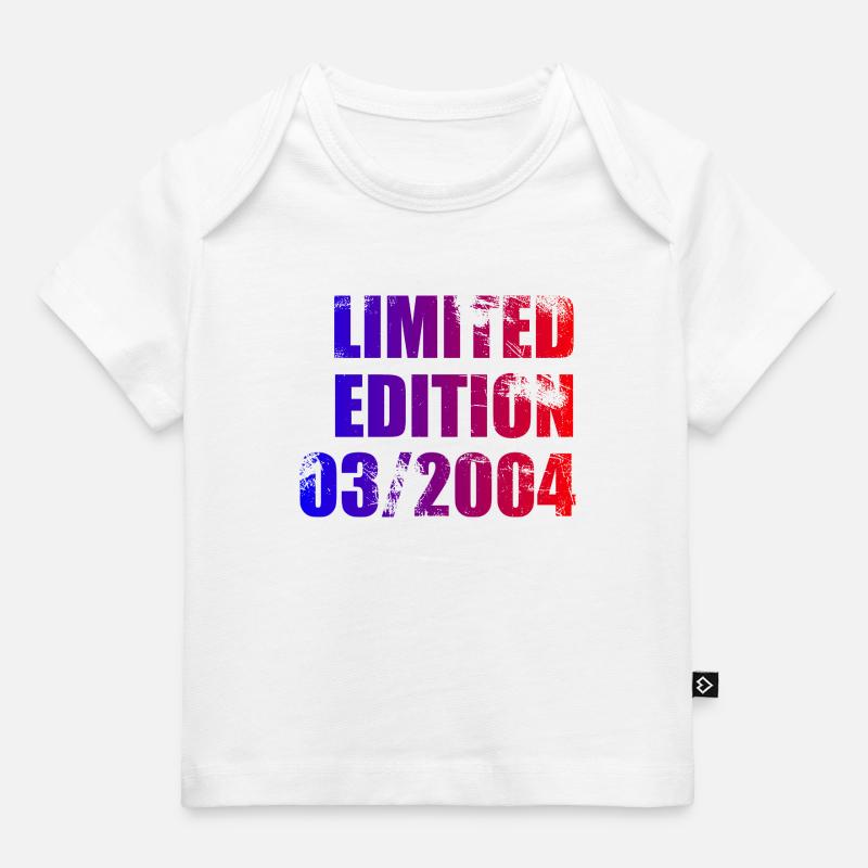 22e anniversaire Édition Limitée 03/2004 - T-shirt Premium bébé bio - blanc
