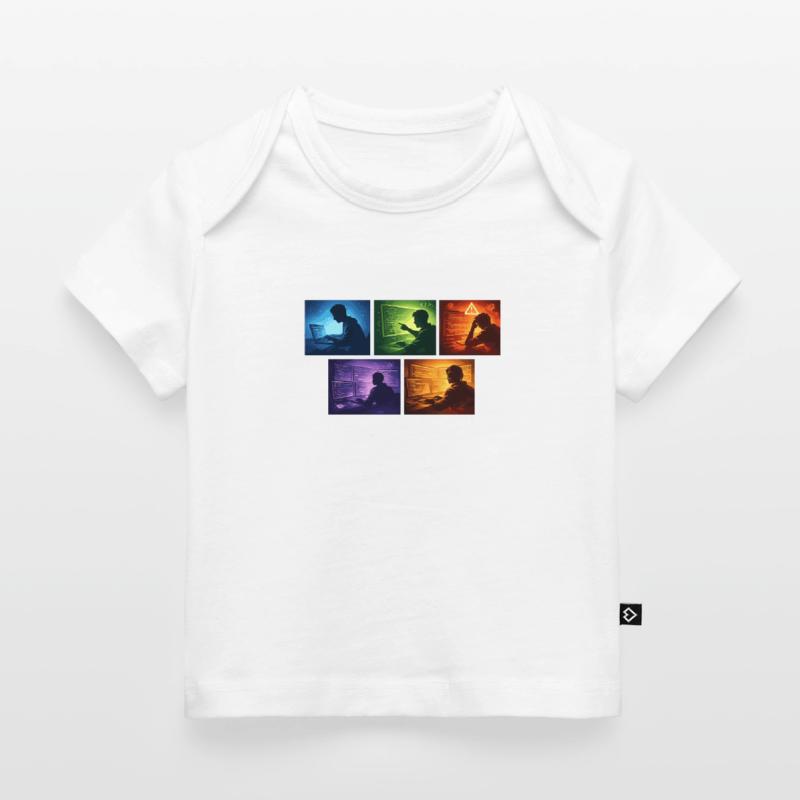 Multi-Screen Code Shadow Baby Premium Organic T-shirt
