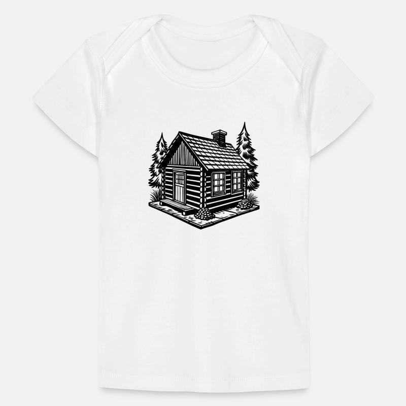 Log cabin Baby Premium Organic T-shirt