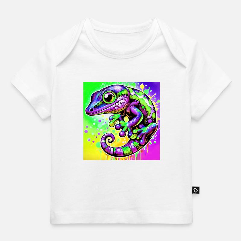 Gecko - T-shirt Premium bébé bio - blanc