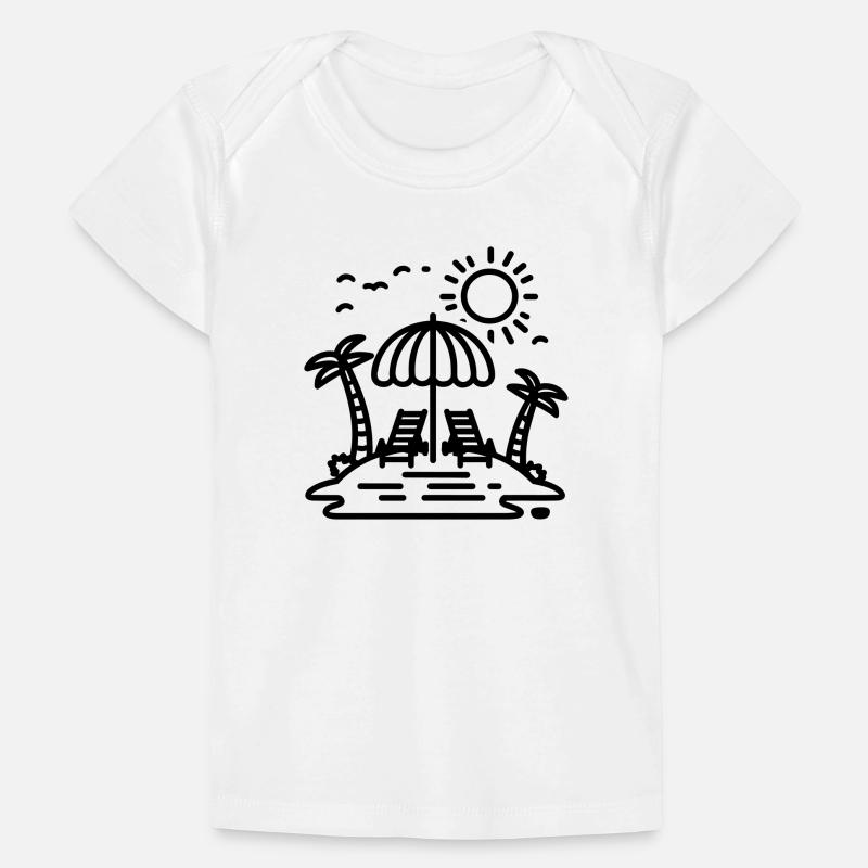 plage T-shirt Premium bébé bio