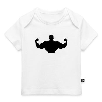 Strong man - Baby Premium Organic T-shirt - white - Front