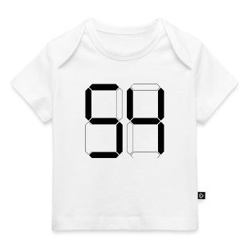 NUMÉRO 54 Cinquante-quatre Cadeaux Numériques - T-shirt Premium bébé bio - blanc - Devant